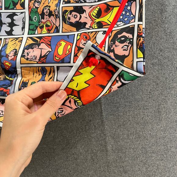 DC Comics Pull String Bag Backpack Multi Color - Picture 5 of 11